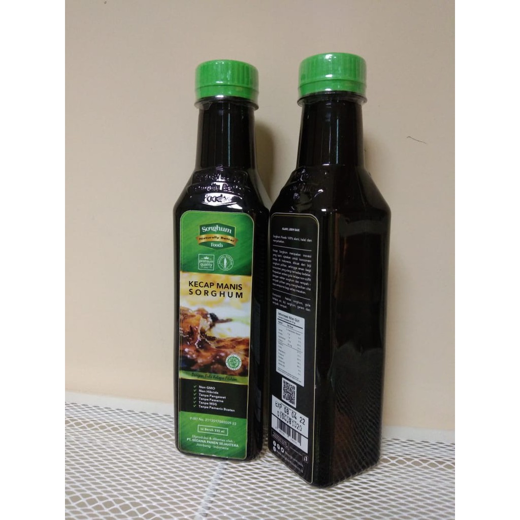 

Kecap sorgum manis non MSG, / Kecap gluten free 330 ml