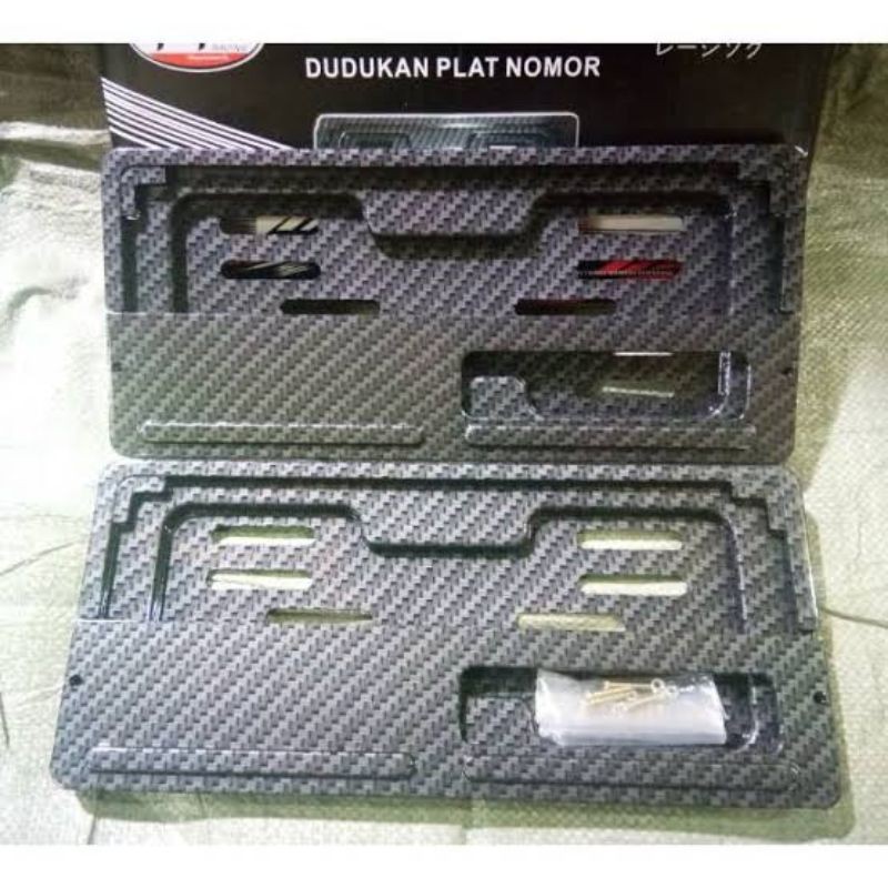 bingkai plat no  plat carbon import