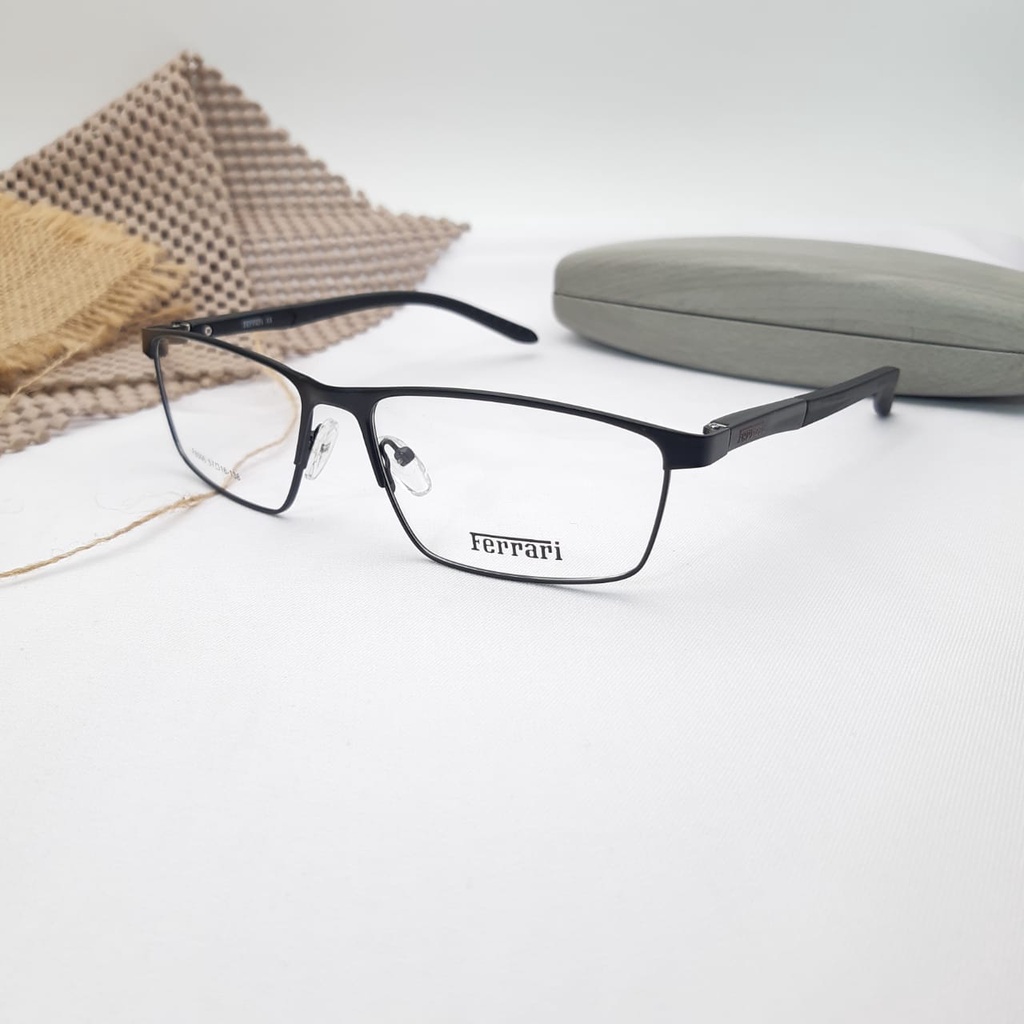 Ramadhan Sala!! Frame FER 8506 Kacamata Photocromic Pria / Wanita Anti Radiasi Premium Free Box dan Lap