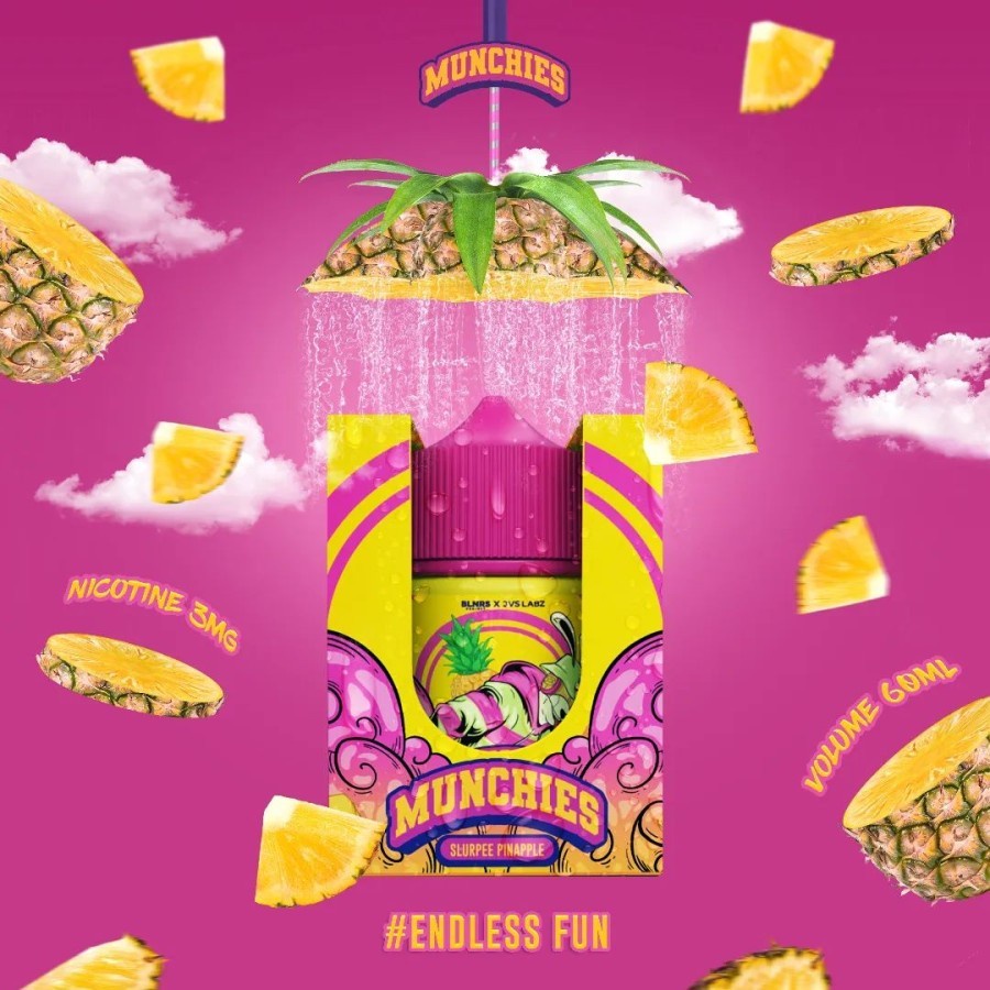 LIQUID MUNCHIES SLURPEE PINEAPPLE - LIQUID MUNCHIES V5 - 60ML