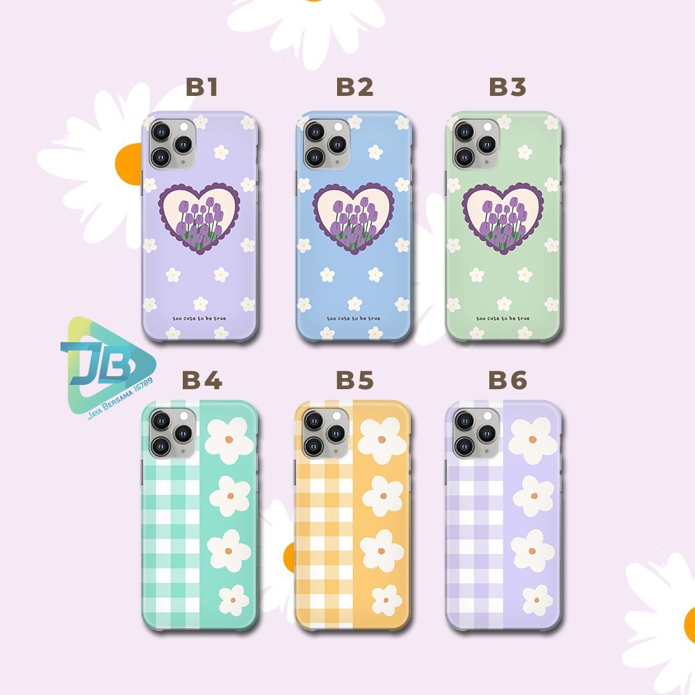 HARDCASE FLOWER OPPO VIVO XIAOMI SAMSUNG REALME IPHONE ALL TYPE JB5700