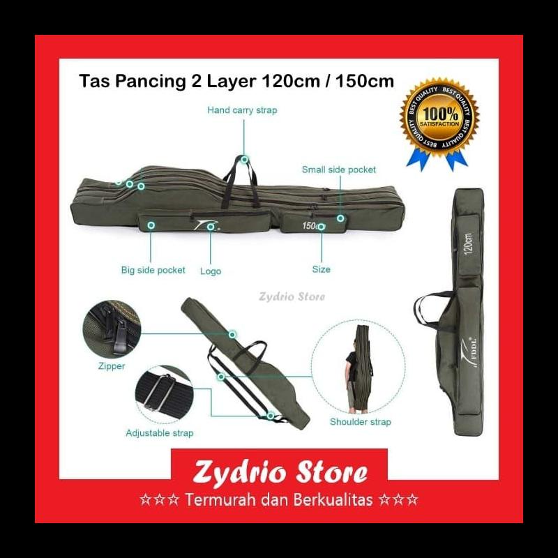 SALE TAS PANCING 120 CM / 150 CM - TAS MANCING / TAS JORAN PANCING PORTABLE ALAT PANCING AL1