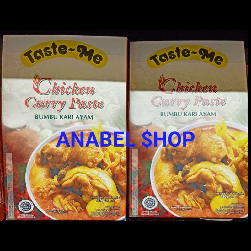 

Taste Me Chicken Curry Paste Bumbu Kari Ayam Kare Instan