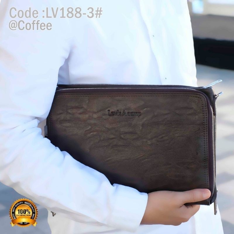 Tas Levis Tablet Document Leather Handbag 188-3  TYU 96  batam impor original fashion branded resell