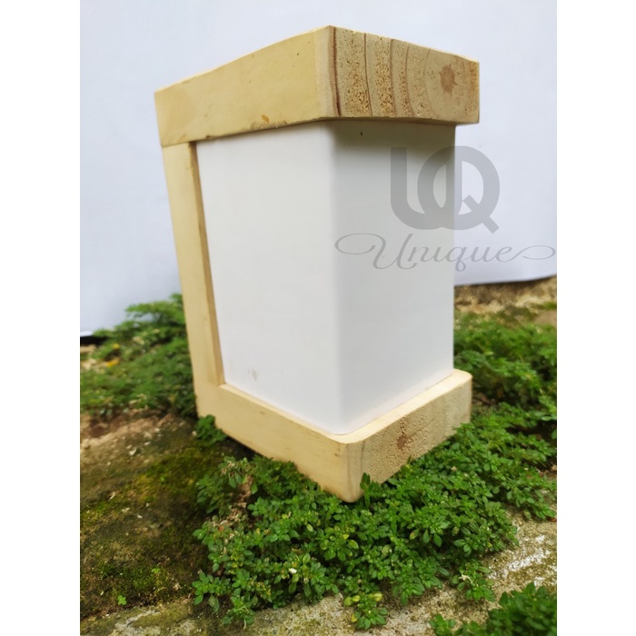 Wooden Stand Lampu Foto Tidur Acrylic - Frame Hiasan Akrilik Kayu