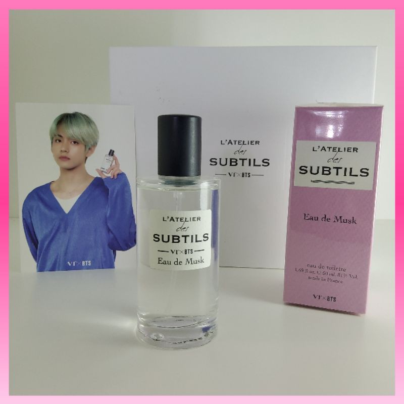 PARFUM TAEHYUNG V BTS (Share In Jar) VT x BTS L'atelier des Substils Eau d'Musk Perfume