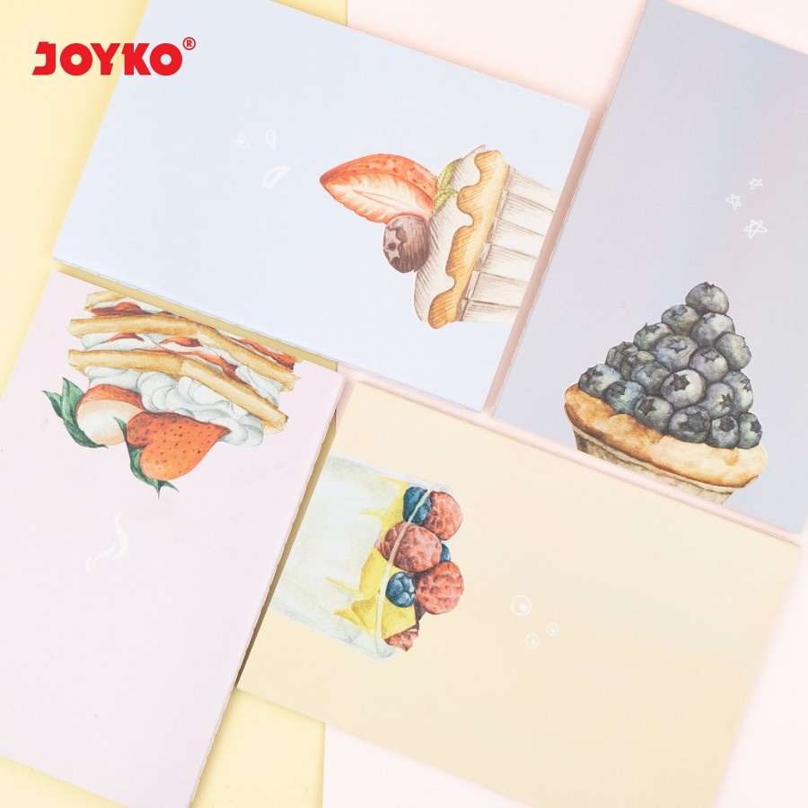 

BUKU TULIS JAHIT A5 JOYKO NB-712 DESSERT | NOTEBOOK BERGARIS | 40 lbr | 70 GSM | ECER