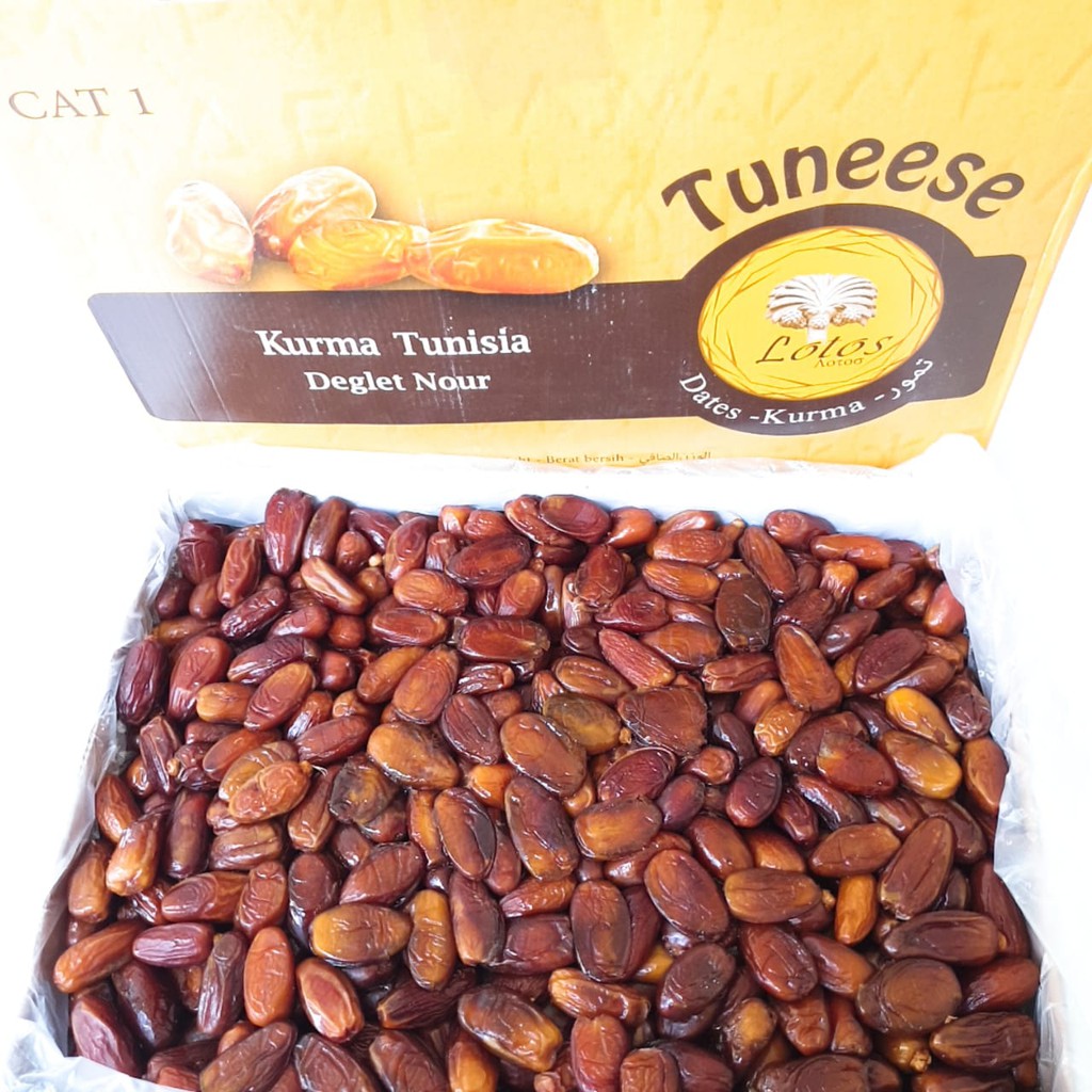 Kurma Tunisia Madu Tuneese isi 5kg┃Deglet Nour Dates