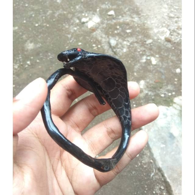 Gelang akar Bahar hitam/gelang akar Bahar ukir kobra