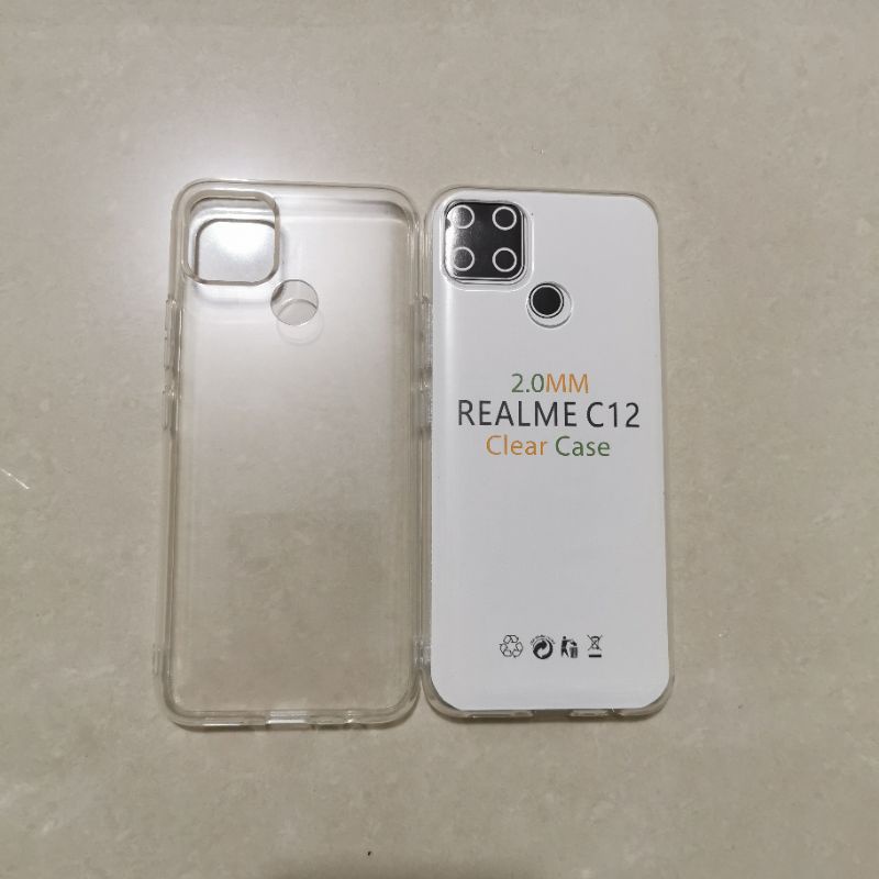 CASE REALME C12 / C25 / C25S / NARZO 30A / NARZO 20 CLEAR HD TEBAL 2.0MM  BENING SOFTCASE