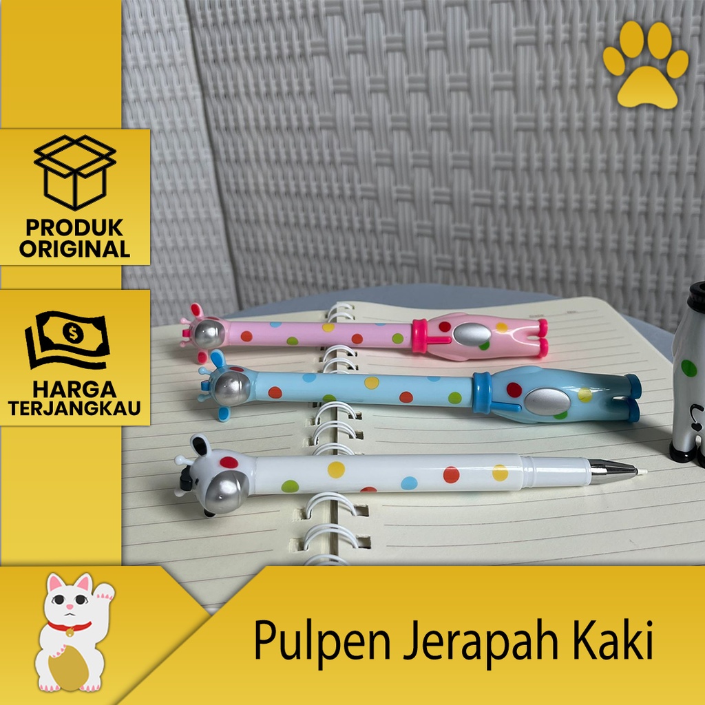

[LuckyFortuna88] Pulpen Jerapah kaki 2 pen jerapah kaki 2 lucu murah alat tulis kantor alat tulis sekolah lucu murah perlengkapan kantor perlengkapan Sekolah