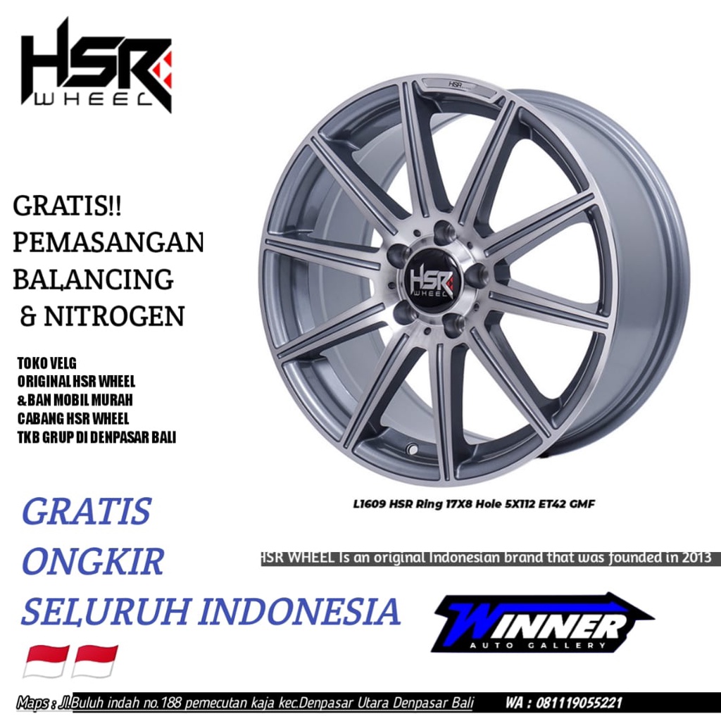 Velg HSR Lubeck Ring 17 Audi RS VW Golf Mercedes Benz