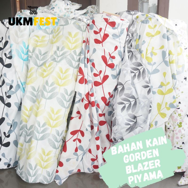 [GROSIR KAIN] BAHAN KAIN KATUN MIKROTEX UNTUK SPREI GORDEN PIYAMA BEDCOVER PER 0,5M DAN 1M TERLARIS