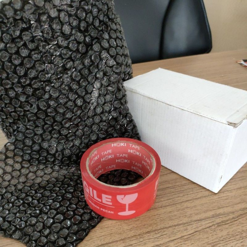 

Packingan tambahan, Bubble Wrap + Dos + Fragile