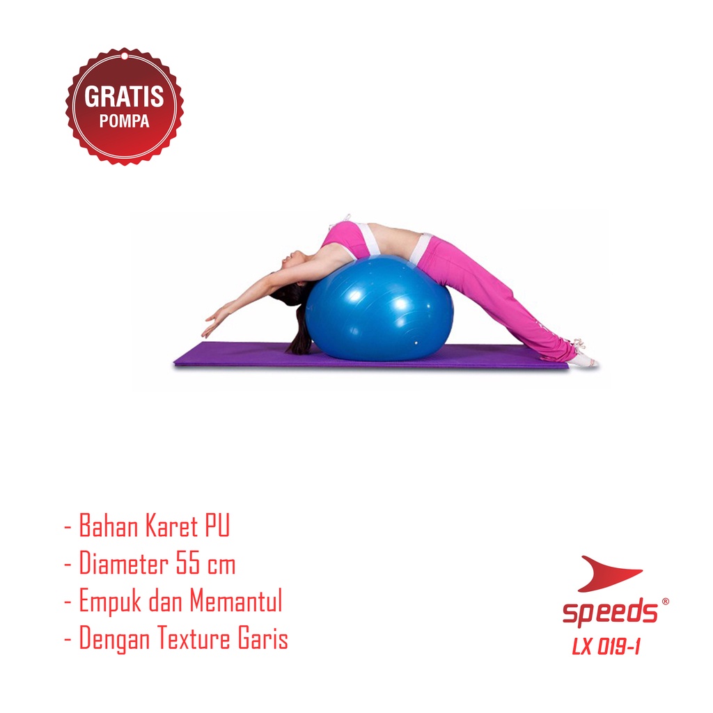 OOTD RAGA SPORTS Gymball ibu hamil/gym ball ibu hamil/bola yoga/ birthing ball 55 cm OOTD