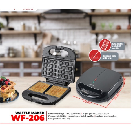 Waffle Maker WF206 Advance WF101/WAFFLE MAKER PEMBUAT CRUFFLE CROFFLE WAFEL ADVANCE ORIGINAL