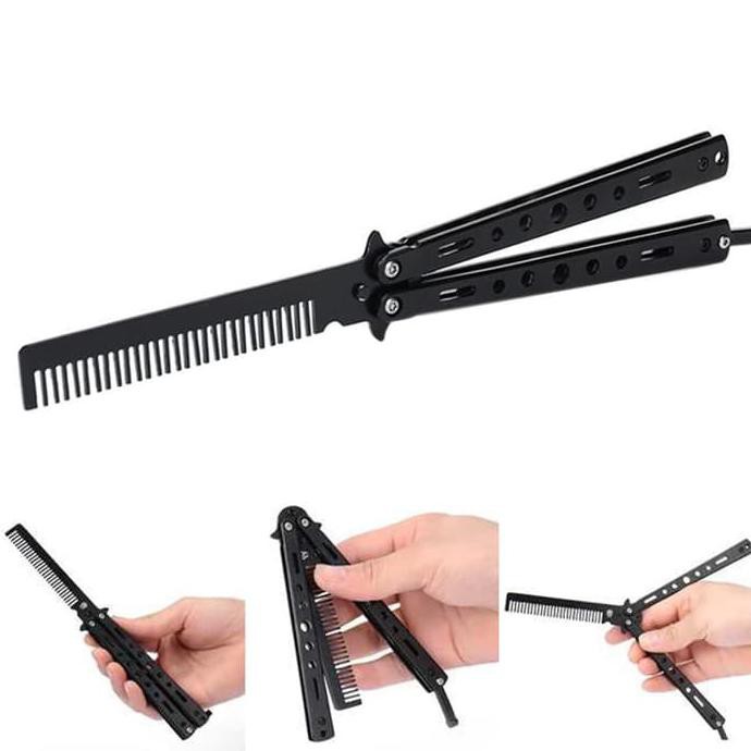 PISAU BALISONG BUTTERFLY LIPAT TUMPUL UNTUK LATIHAN