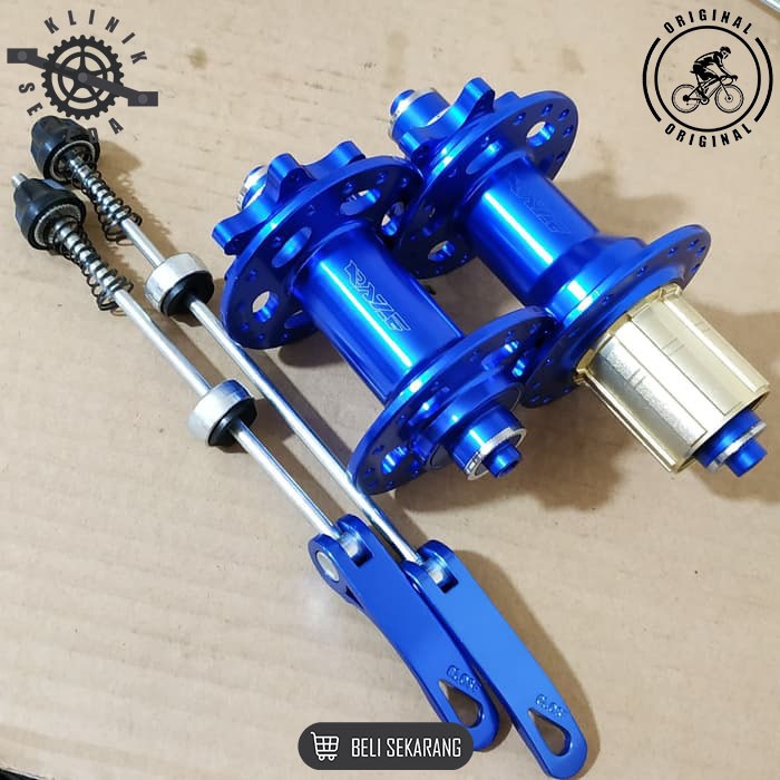 Hub Freehub RAZE 36H 8-10 Speed Biru Komponen Sepeda Perlengkapan Sepeda - New