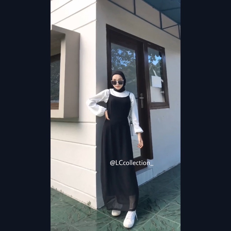 READY STOCK LYDIA DRESS LOOSE PARTY V NECK / DRESS PARTY / DRESS VIRAL TIKTOK