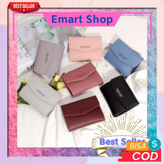 Dompet Kecil Wanita Kucing Biru Felicia Wa033B2 Import Murah Abg Fashion Batam Motif Denim Ori Dompe