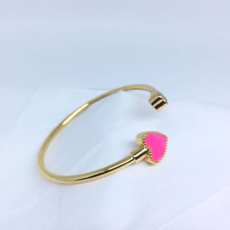 Gelang necklace Anak love pink Xufing Anti Karat Bisa diatur Cantik Elegan