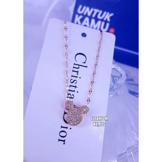 Kalung titanium asli,tidak luntur ,aman dipake mandi,sehari hari dan aman untuk yg alergi xuping