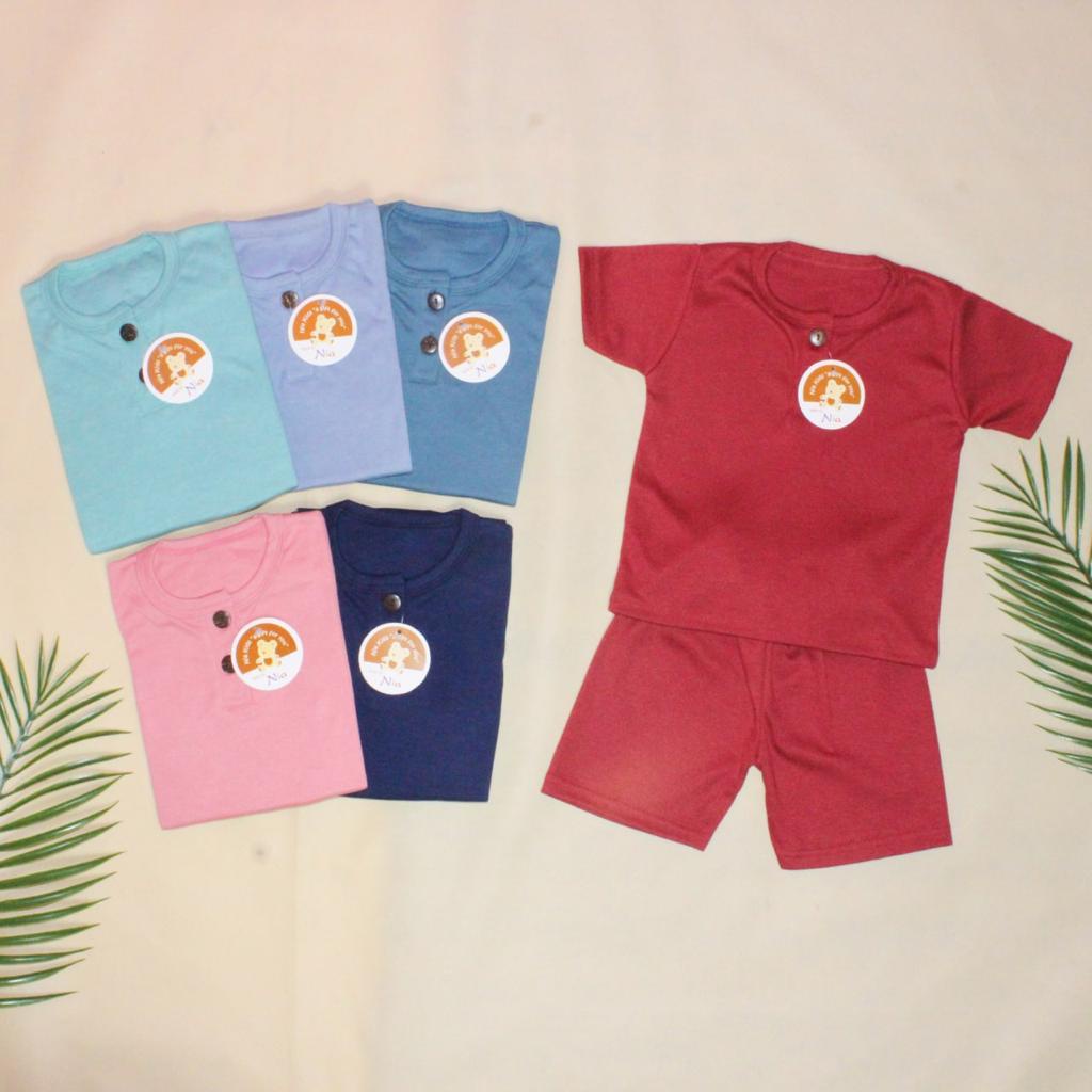 NEW!!! BAJU SETELAN BAYI NIA PLAYSET BAJU BAYI SETELAN PENDEK