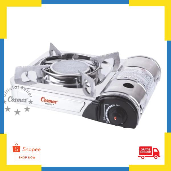 Promo COSMOS Kompor Gas Stainless Portable - CGS-123P Keren