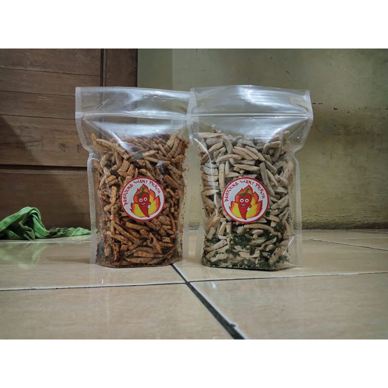 

Basreng pedas daun jeruk