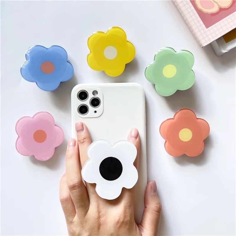 POPSOCKET ACRYLIK FLOWER COLORFULL GRIP STAND HP