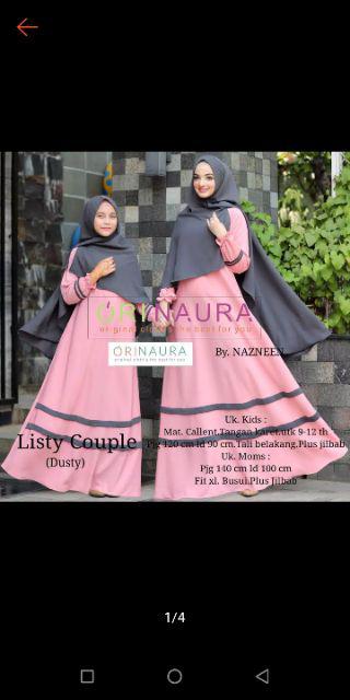 Promo 5 Warna Cp Sarwendah / Couple Batik Sarwendah / Couple Muslim Murah