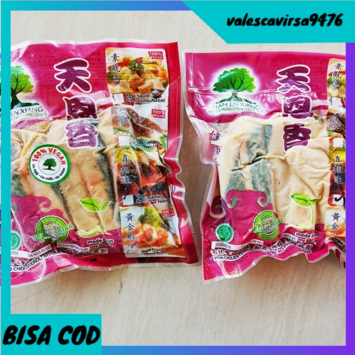 

⭐BISA COD⭐ Tian en xiang sardines 250 gram vegan / ikan Sarden Vegetarian - Vege