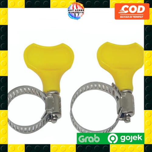 Klem Selang Gas Elpiji 7/8&quot; Ring KUPING / Selang Gas Elpiji SUS304 ORIGINAL