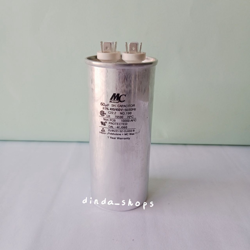 KAPASITOR AC 60 UF CAPASITOR AC 60UFCAPASITOR AC 60 MIKRO