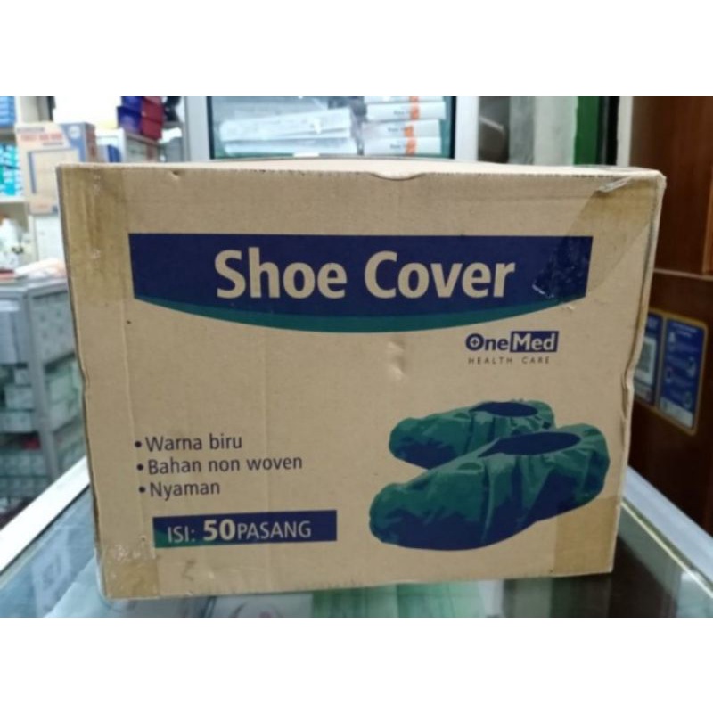 Onemed Shoe Cover Alas Sepatu Alas Sandal Non Woven 50 psg 100pcs