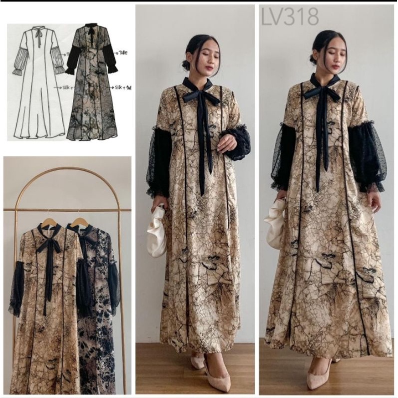 gamis lebaran terbaru