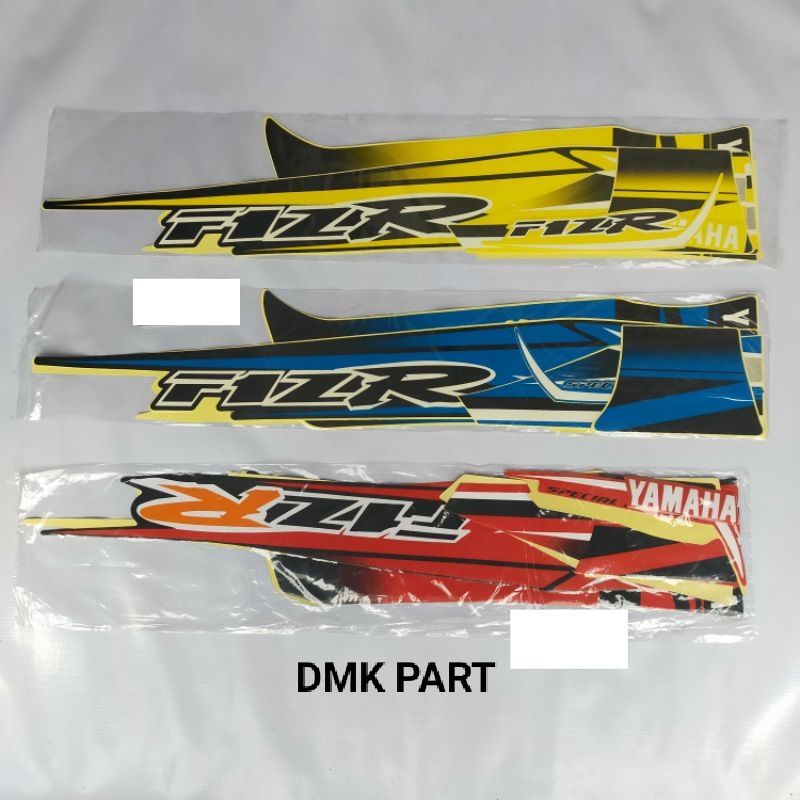 STRIPING STICKER FULL BODY FIZR FIZ R 2003 MERAH KUNING BIRU