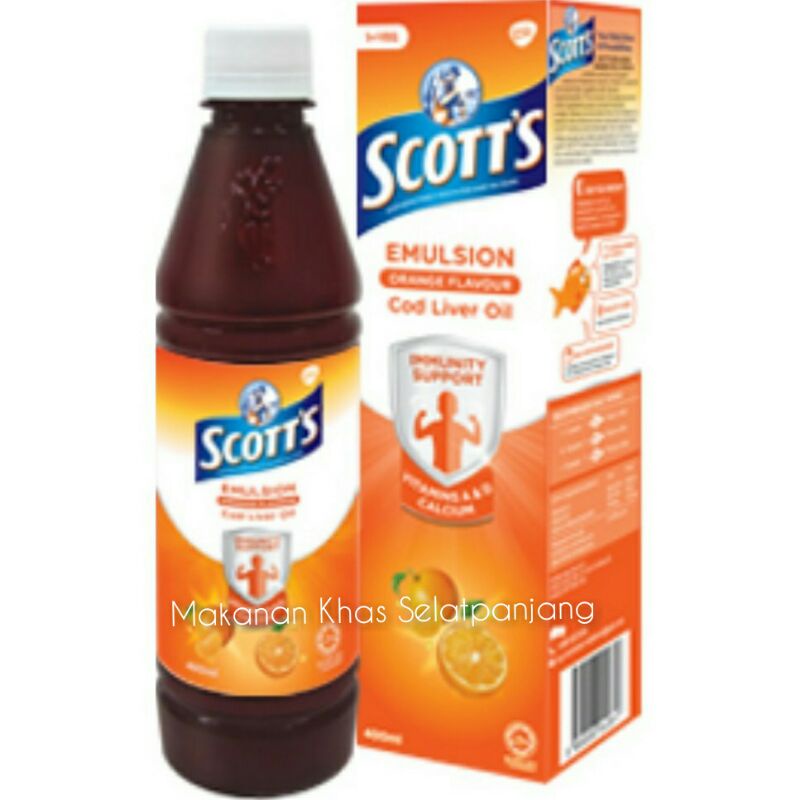 

Scott's Emulsion Orange & Scott's Original 400ml