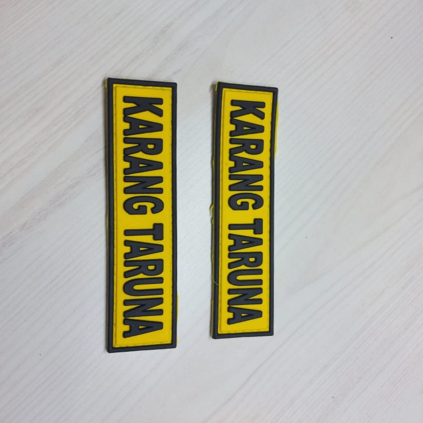 patch rubber logo/nama karang taruna