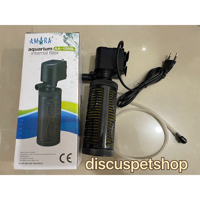 Pompa Aquarium Amara AA 1200L Akuarium Internal Filter