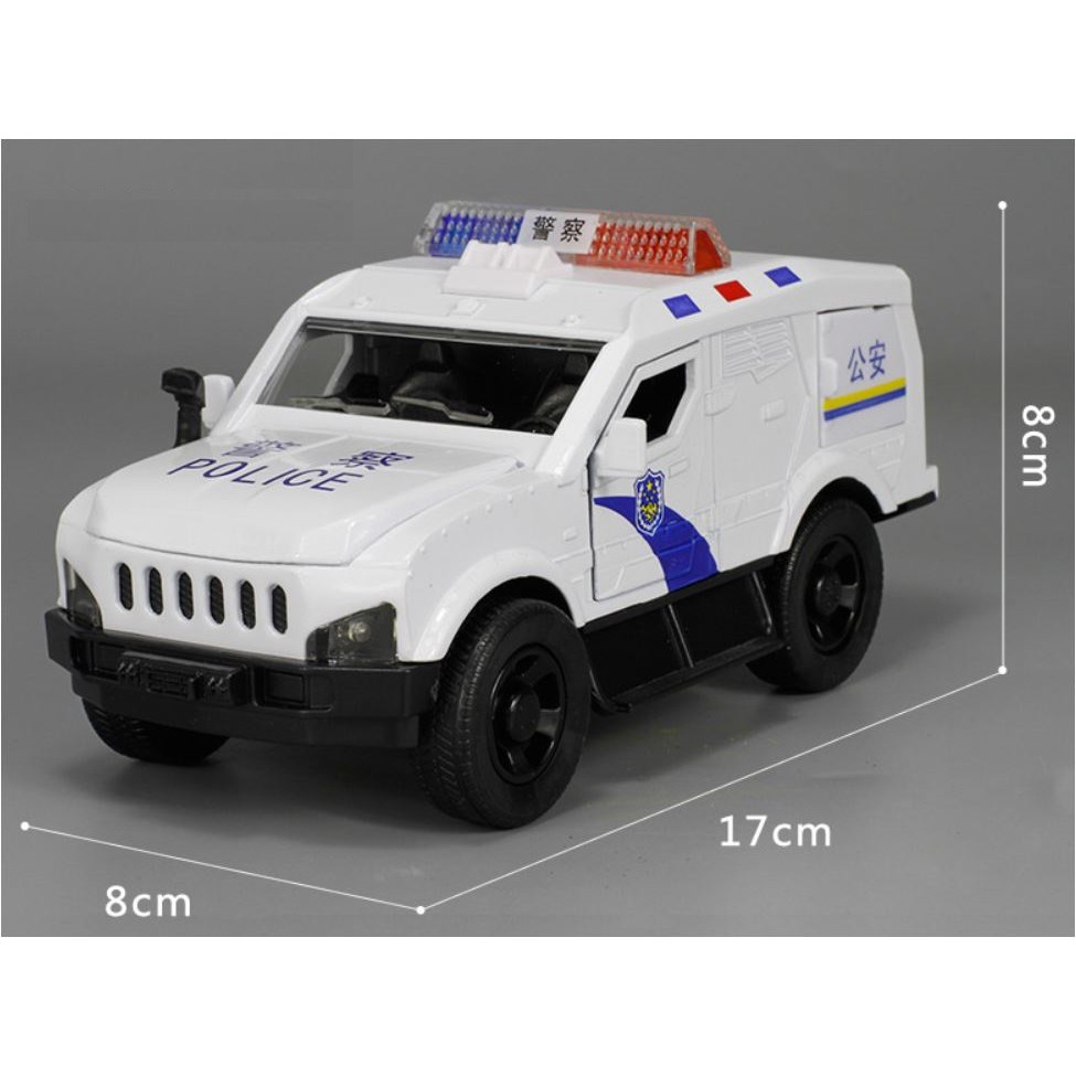 Diecast SWAT police armor vehicle mobil polisi khusus lapis baja baracuda barakuda special forces