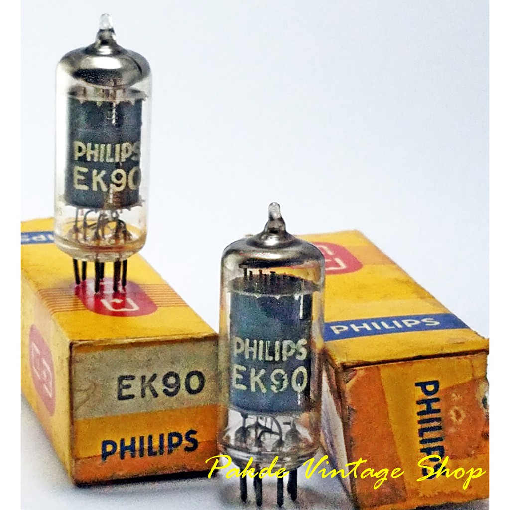 EK90 new old stock (NOS) PHILIPS  vintage electron vacuum tubes radio tabung jadul