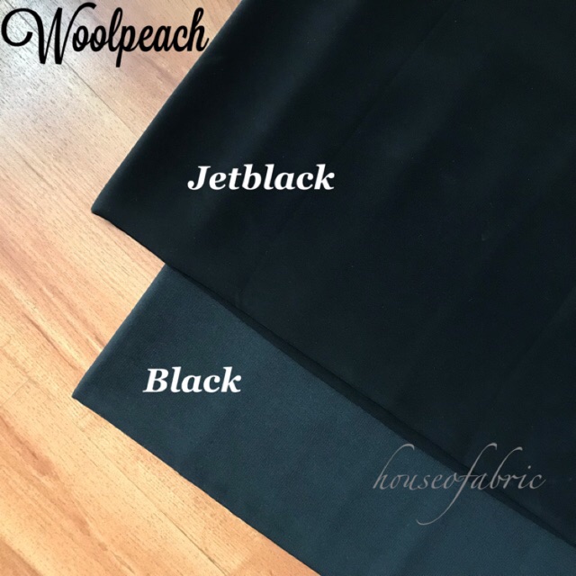 Kain Wolfis Jetblack Leuwitex Per Yard Termurah Shopee Indonesia