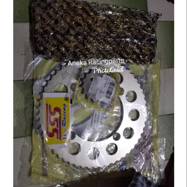 Gir set klx trabas sss 50 51 53 53 54 55 56 rantai expedition / gear set klx dtracker