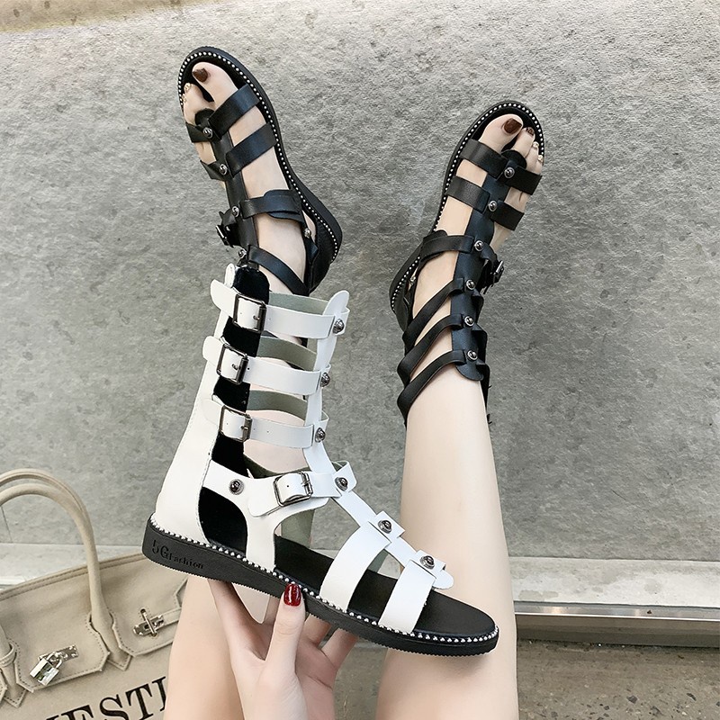 [ Import Design ] Sepatu Sandal Gladiator Wanita Import Premium Quality ID175