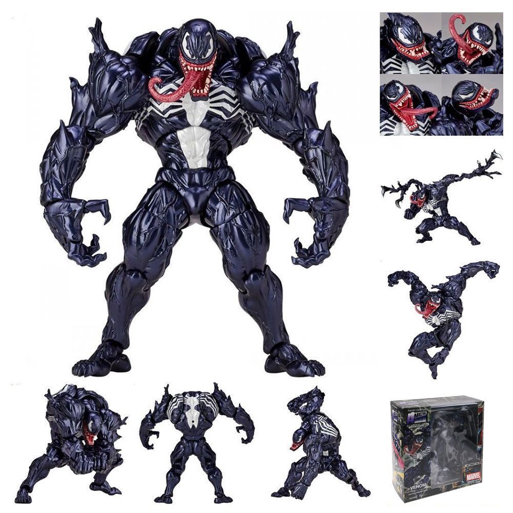 New Marvel Carnage Red Venom No Revoltech Series PVC Action Figure Toys