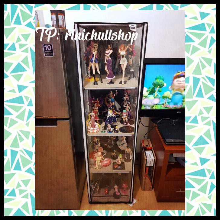 LP 04 RAK PAJANGAN / ETALASE / RAK GUNDAM ( KHUSUS GOJEK/ GRAB)