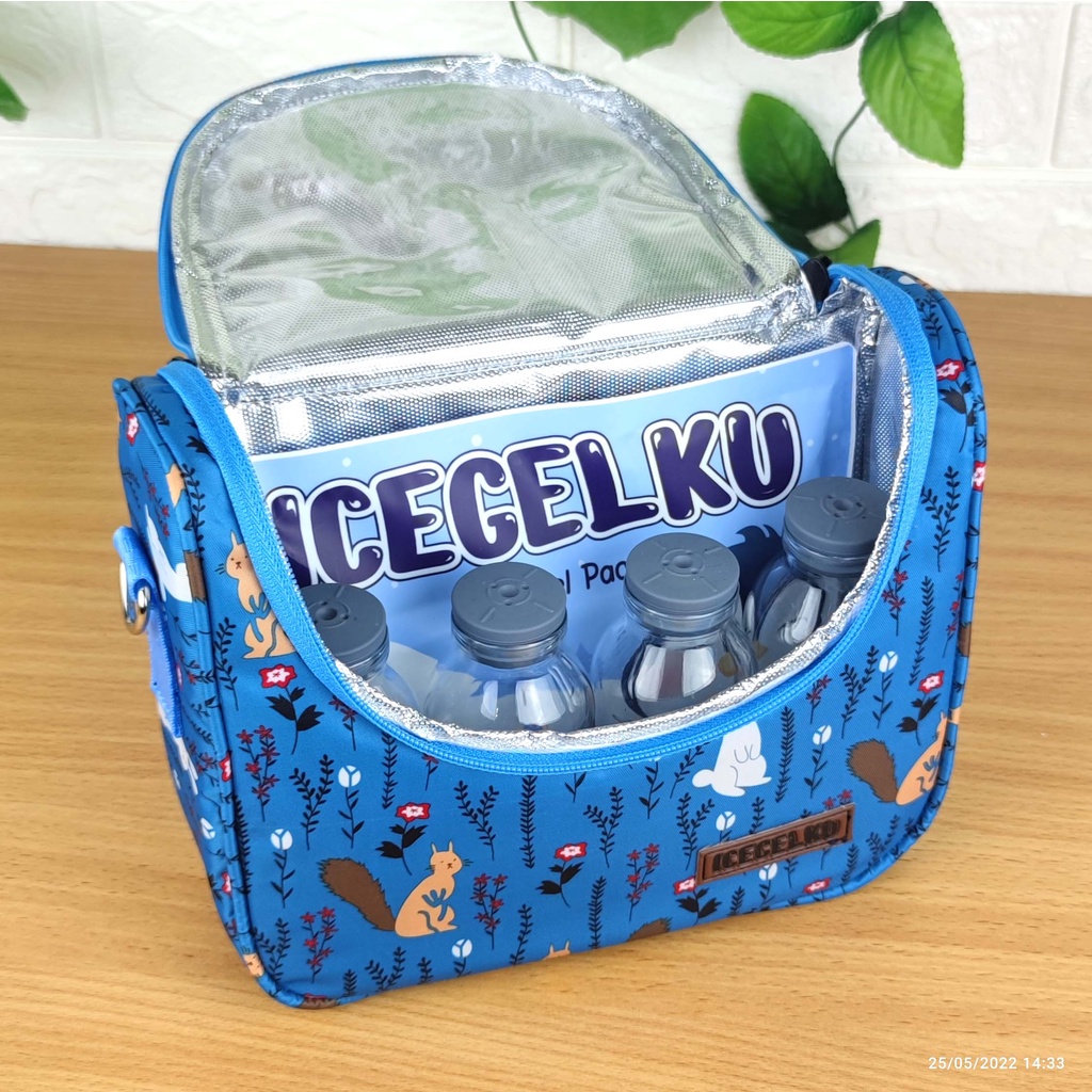 Cooler Bag ASI Free Botol Asi + Ice Gel 500g