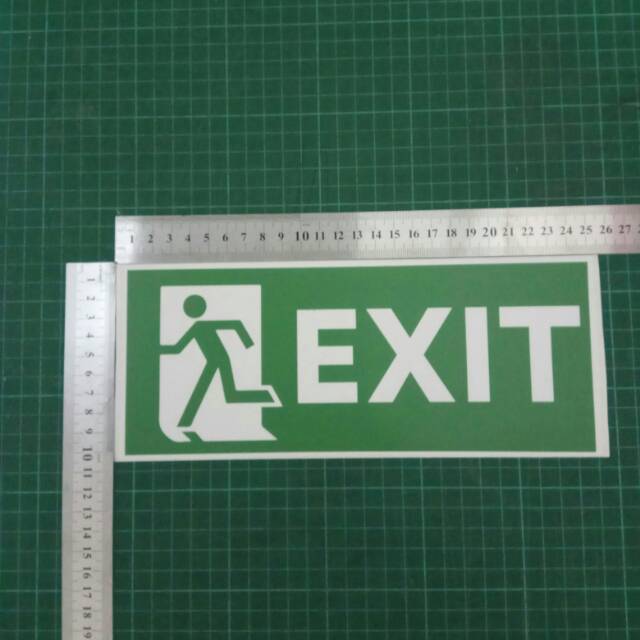 

Stiker tanda EXIT