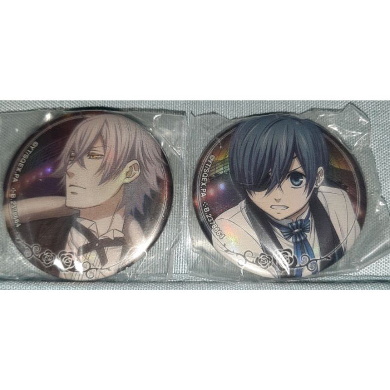 Hologram Badge Kuroshitsuji/Black Butler (Snake & Ciel Phantomhive)